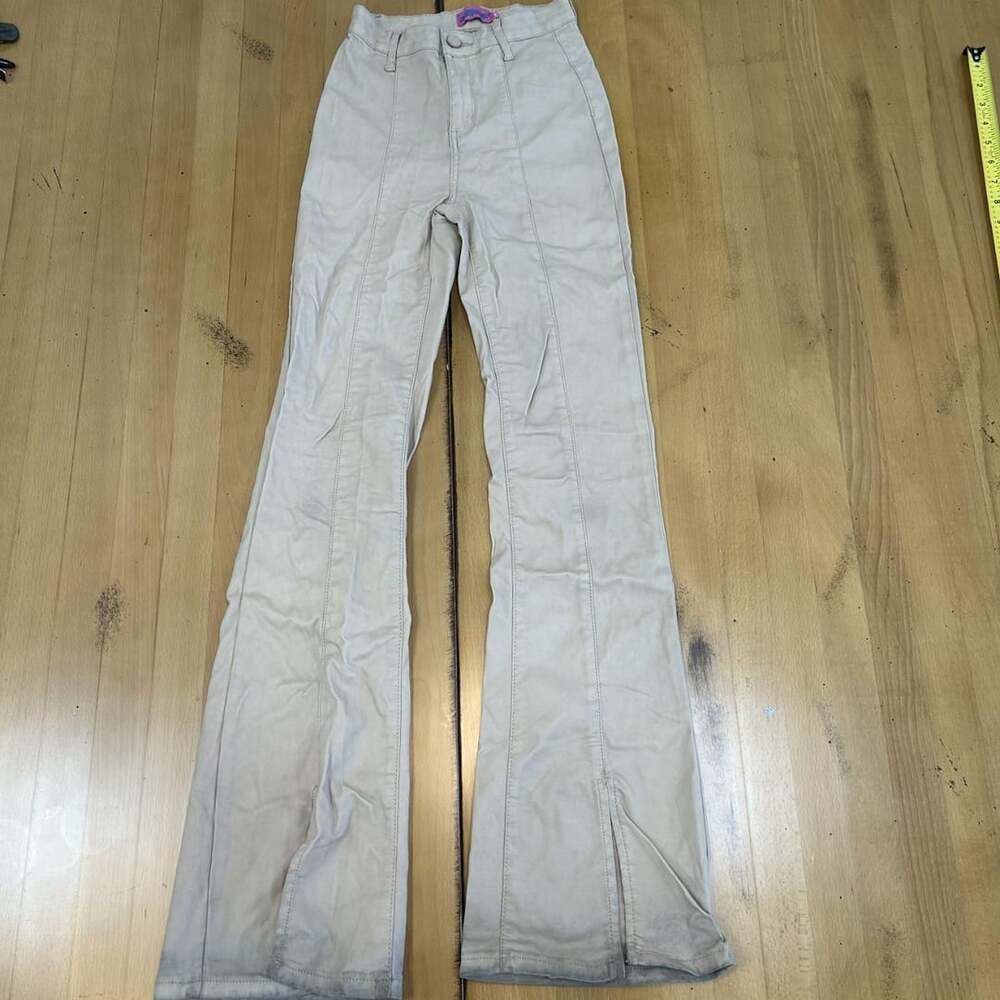 enik4tea Tan Flare Pants Size XS